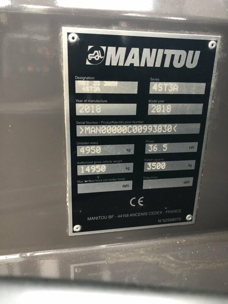 Manitou - MSI35 - chariot élévateur diesel